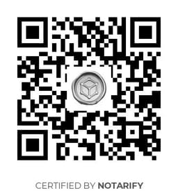QR Code certificazione Notarify