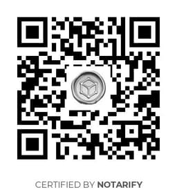 QR Code certificazione Notarify