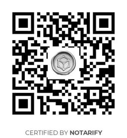 QR Code certificazione Notarify
