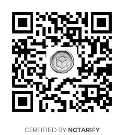 QR Code certificazione Notarify