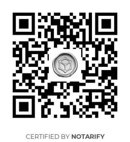 QR Code certificazione Notarify
