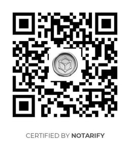 QR Code certificazione Notarify