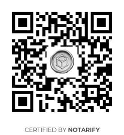 QR Code certificazione Notarify