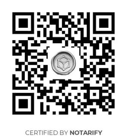 QR Code certificazione Notarify