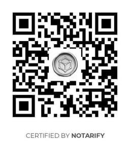 QR Code certificazione Notarify