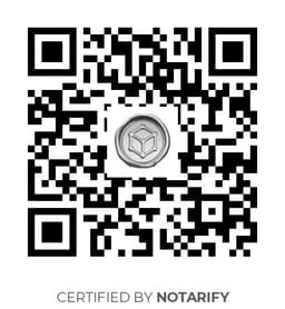 QR Code certificazione Notarify