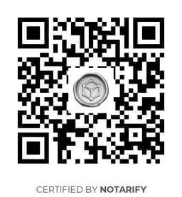 QR Code certificazione Notarify