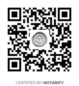 QR Code certificazione Notarify