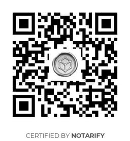QR Code certificazione Notarify