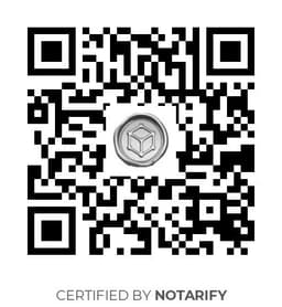 QR Code certificazione Notarify