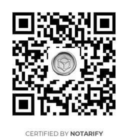 QR Code certificazione Notarify