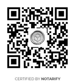 QR Code certificazione Notarify