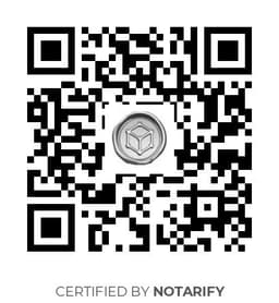 QR Code certificazione Notarify