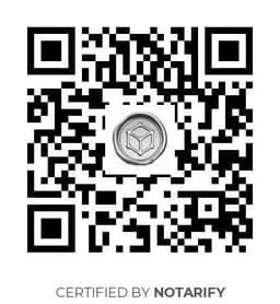 QR Code certificazione Notarify