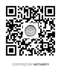 QR Code certificazione Notarify