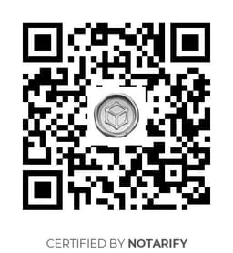 QR Code certificazione Notarify