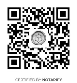 QR Code certificazione Notarify