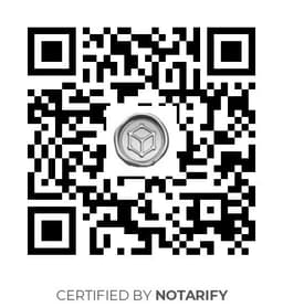 QR Code certificazione Notarify