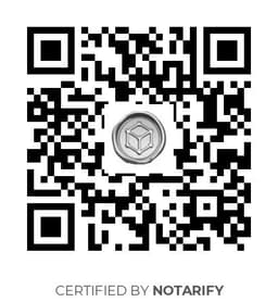 QR Code certificazione Notarify