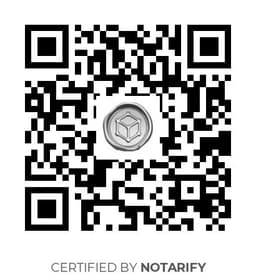 QR Code certificazione Notarify