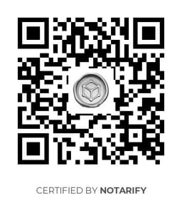 QR Code certificazione Notarify