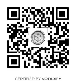 QR Code certificazione Notarify