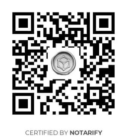 QR Code certificazione Notarify