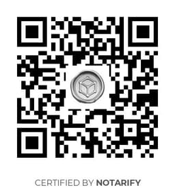 QR Code certificazione Notarify