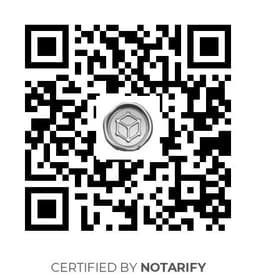 QR Code certificazione Notarify