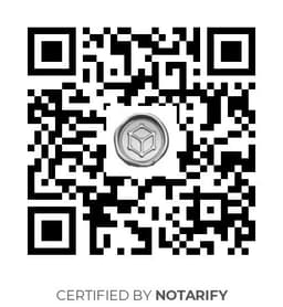 QR Code certificazione Notarify