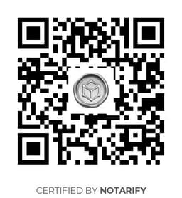 QR Code certificazione Notarify