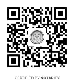 QR Code certificazione Notarify