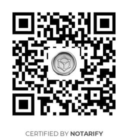 QR Code certificazione Notarify