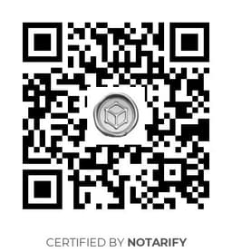 QR Code certificazione Notarify