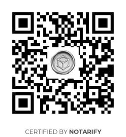QR Code certificazione Notarify