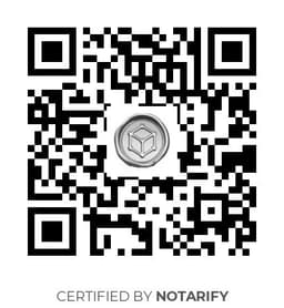 QR Code certificazione Notarify
