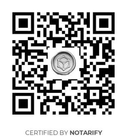 QR Code certificazione Notarify