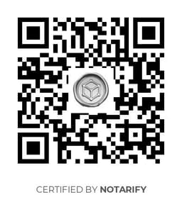 QR Code certificazione Notarify
