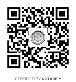 QR Code certificazione Notarify