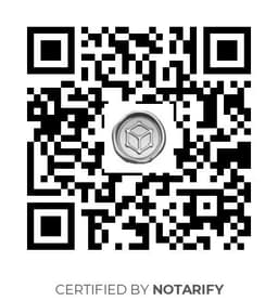 QR Code certificazione Notarify