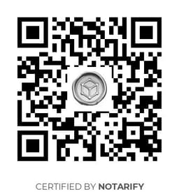QR Code certificazione Notarify