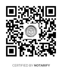 QR Code certificazione Notarify