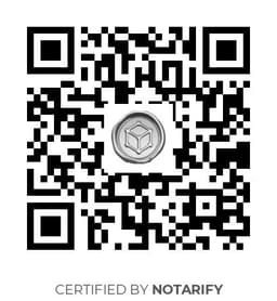 QR Code certificazione Notarify