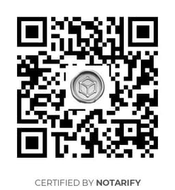 QR Code certificazione Notarify