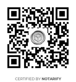 QR Code certificazione Notarify