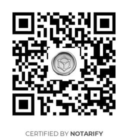 QR Code certificazione Notarify