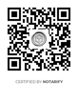 QR Code certificazione Notarify