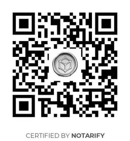 QR Code certificazione Notarify