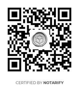 QR Code certificazione Notarify