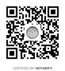 QR Code certificazione Notarify